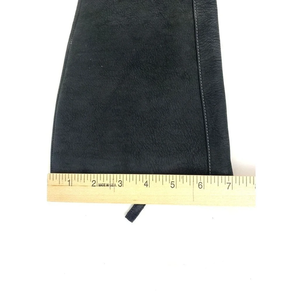 Ecco Tall Boots Nephi Zip‎ Black Suede Leather Womens 37 6/6.5 - Picture 12 of 16